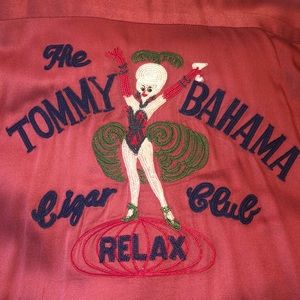 Vintage Tommy Bahama Cigar Club Camp Shirt